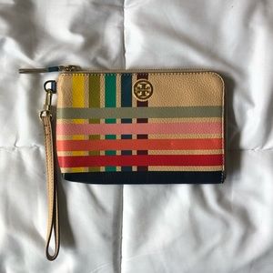 Tory Burch Rainbow Wallet Wristlet